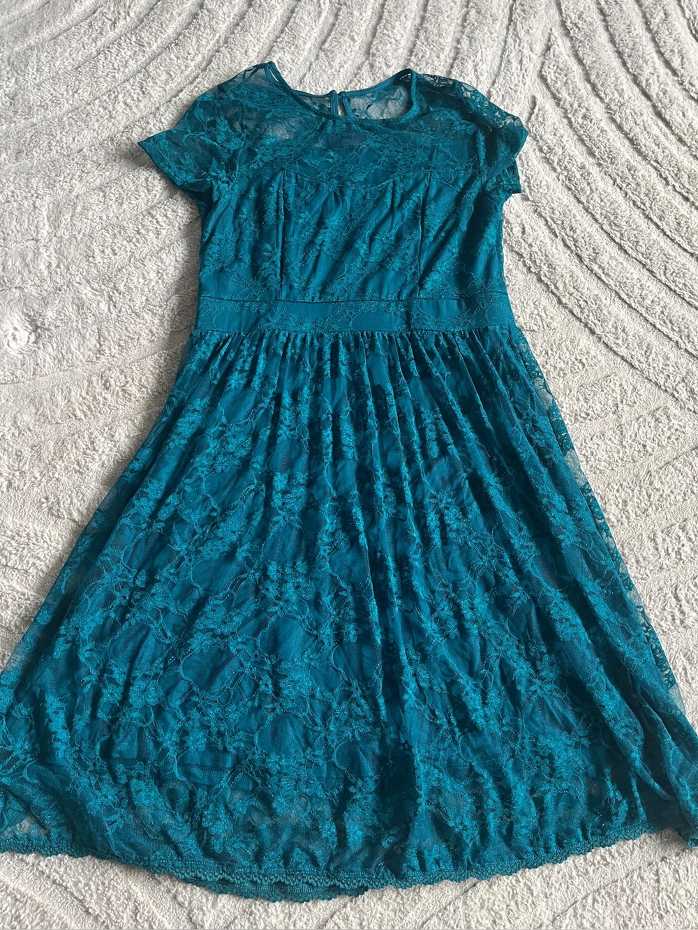 ModCloth Teal Lace Dress